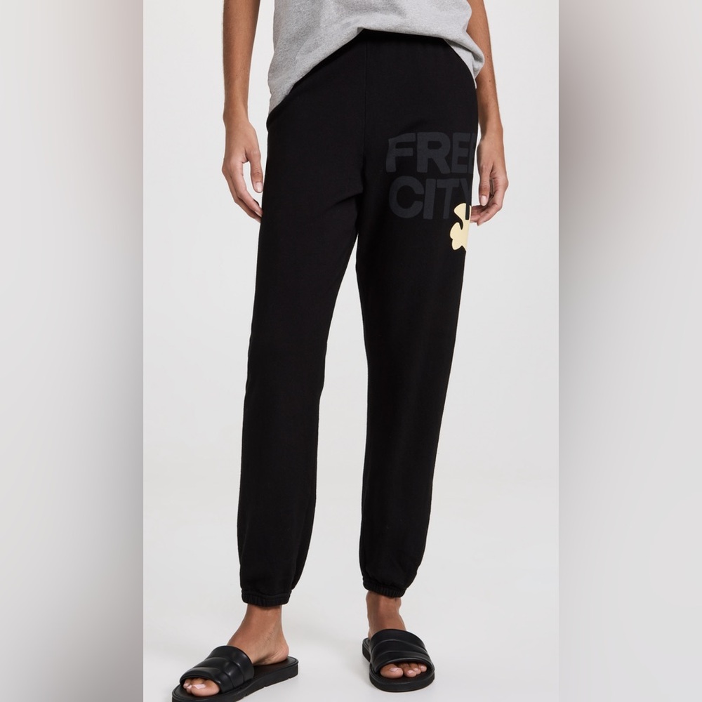 Freecity Black Joggers
